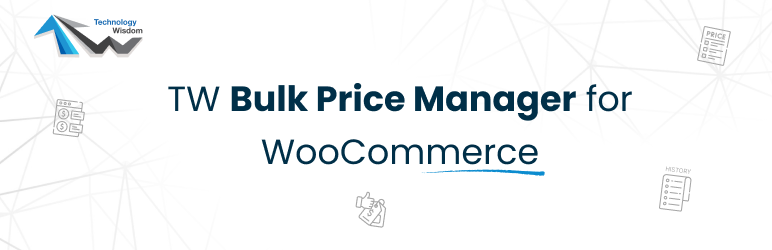 TechnologyWisdom Bulk Price Manager For WooCommerce Preview Wordpress Plugin - Rating, Reviews, Demo & Download