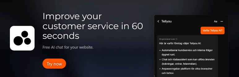 Tellyou AI Preview Wordpress Plugin - Rating, Reviews, Demo & Download