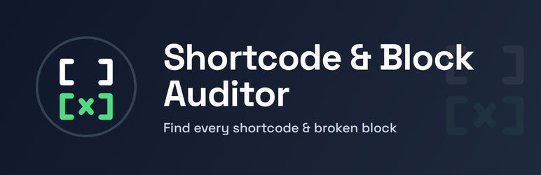 Tendforge Shortcode & Block Auditor Preview Wordpress Plugin - Rating, Reviews, Demo & Download