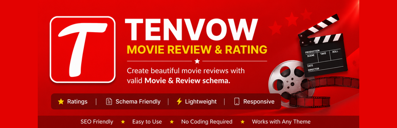 Tenvow Movie Review & Rating Preview Wordpress Plugin - Rating, Reviews, Demo & Download