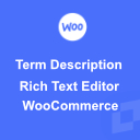 Term Description: Rich Text Editor (Powered By TinyMCE) For WooCommerce