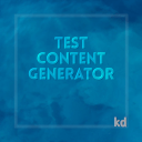Test Content Generator