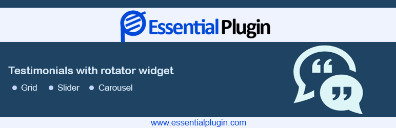 Testimonial Grid And Testimonial Slider Plus Carousel With Rotator Widget Preview Wordpress Plugin - Rating, Reviews, Demo & Download
