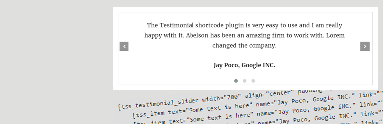 Testimonial Slider Shortcode Preview Wordpress Plugin - Rating, Reviews, Demo & Download