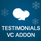 Testimonials Addon For WPBakery Page Builder (Visual Composer)