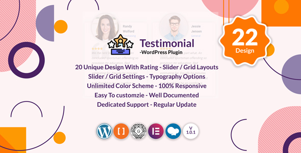 Testimonials Slider / Grid – WordPress Testimonials Plugin Preview - Rating, Reviews, Demo & Download