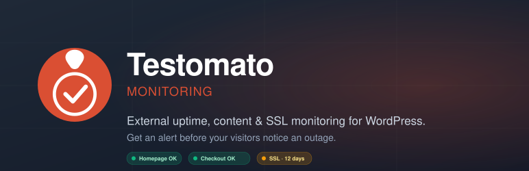 Testomato Monitoring Preview Wordpress Plugin - Rating, Reviews, Demo & Download