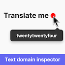 Text Domain Inspector