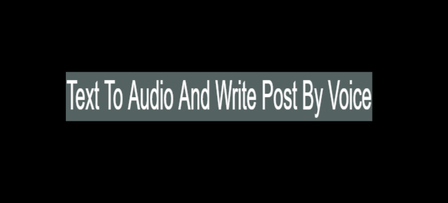 Text To Audio Preview Wordpress Plugin - Rating, Reviews, Demo & Download