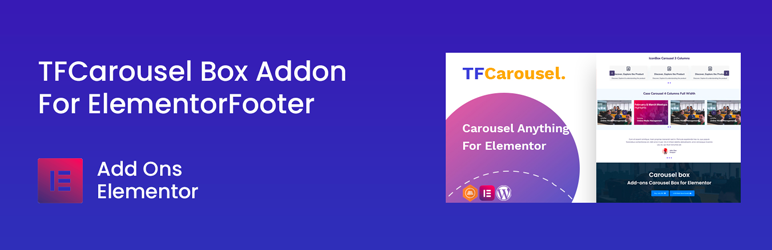 TFCarousel Box Addon For Elementor Preview Wordpress Plugin - Rating, Reviews, Demo & Download