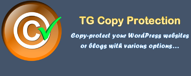 TG Copy Protection Preview Wordpress Plugin - Rating, Reviews, Demo & Download