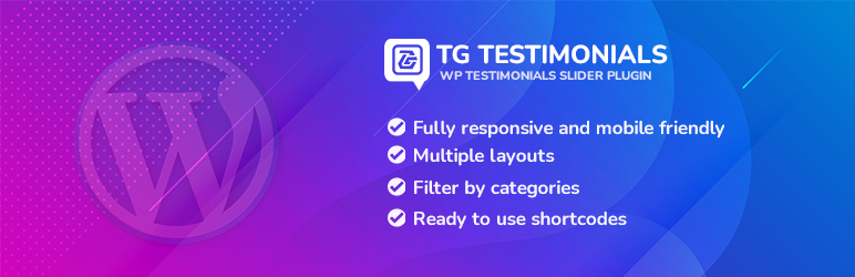 Tg Testimonials – WordPress Testimonial Slider Plugin Preview - Rating, Reviews, Demo & Download