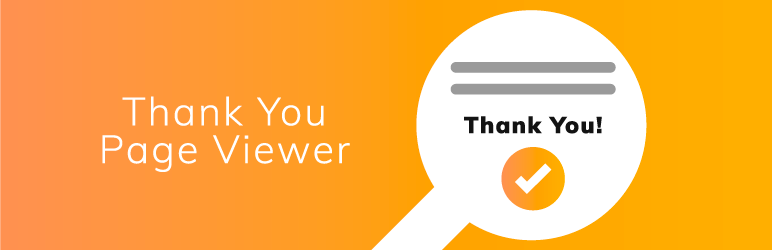 Thank You Page Viewer For Woocommerce Preview Wordpress Plugin - Rating, Reviews, Demo & Download