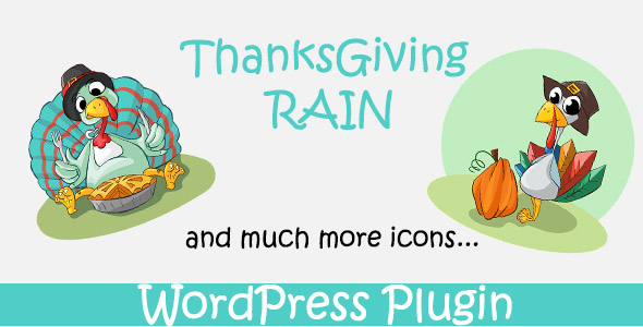ThanksGiving Rain – WordPress Plugin Preview - Rating, Reviews, Demo & Download
