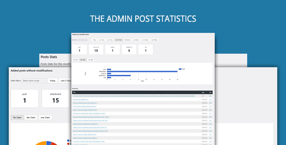 The Admin Post Statistics Preview Wordpress Plugin - Rating, Reviews, Demo & Download