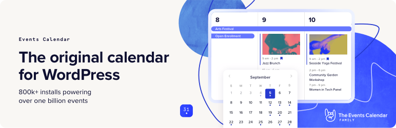 The Events Calendar Preview Wordpress Plugin - Rating, Reviews, Demo & Download
