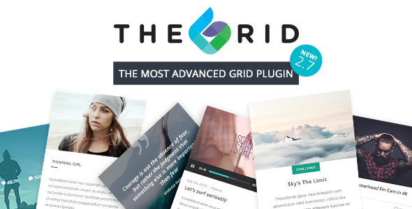 The Grid – Responsive WordPress Grid Plugin Preview - Rating, Reviews, Demo & Download