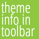 Theme Info In Toolbar