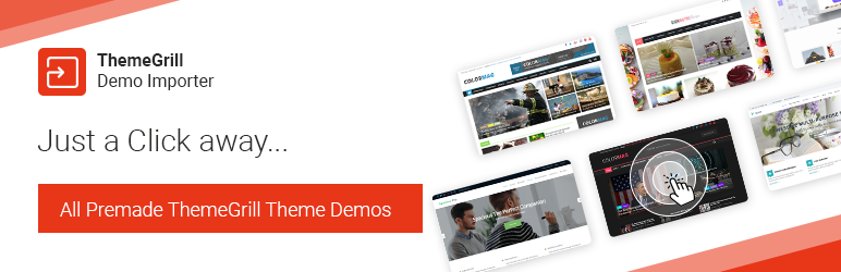 ThemeGrill Demo Importer Preview Wordpress Plugin - Rating, Reviews, Demo & Download