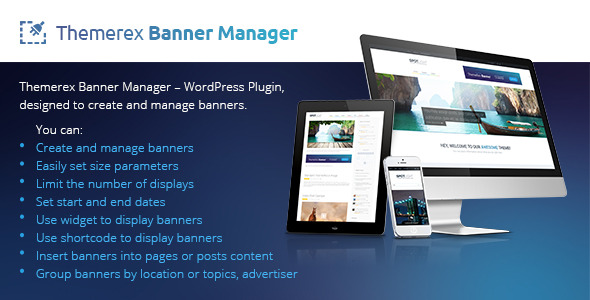 ThemeRex Banner WP Plugin | Create And Manage  Preview - Rating, Reviews, Demo & Download