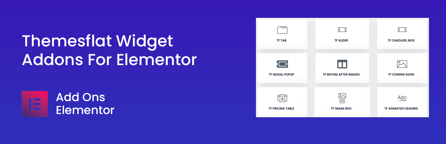 Themesflat Addons For Elementor Preview Wordpress Plugin - Rating, Reviews, Demo & Download