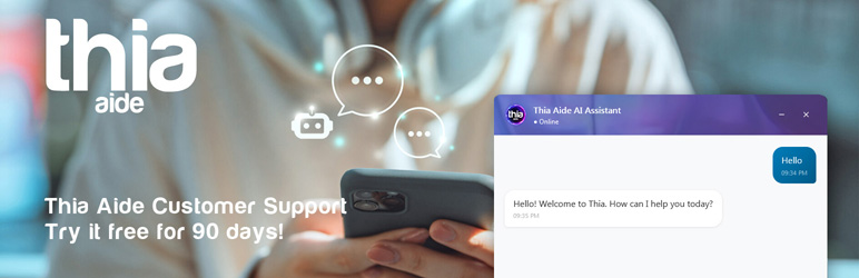 Thia Aide Customer Support Preview Wordpress Plugin - Rating, Reviews, Demo & Download