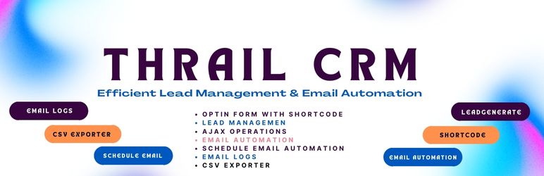 Thrail CRM Preview Wordpress Plugin - Rating, Reviews, Demo & Download