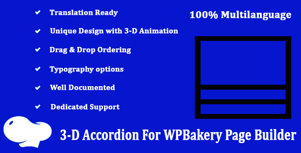 Three-D Accordion For WPBakery Page Builder Preview Wordpress Plugin - Rating, Reviews, Demo & Download