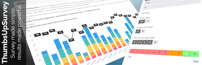 ThumbsUpSurvey WP Client Preview Wordpress Plugin - Rating, Reviews, Demo & Download