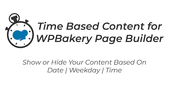 Time Based Content For WPBakery Page Builder Preview Wordpress Plugin - Rating, Reviews, Demo & Download