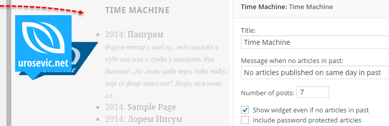 Time Machine Preview Wordpress Plugin - Rating, Reviews, Demo & Download