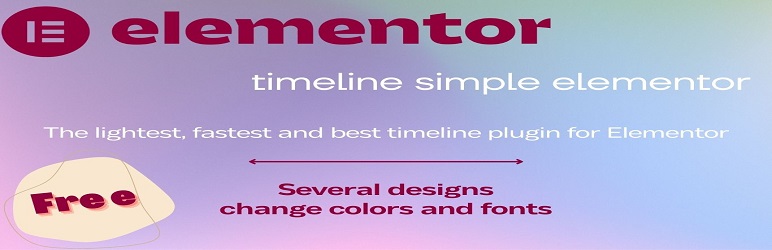 Timeline-simple-Elementor Preview Wordpress Plugin - Rating, Reviews, Demo & Download