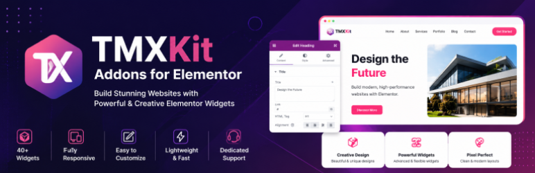 TMXKIT Addons For Elementor Preview Wordpress Plugin - Rating, Reviews, Demo & Download