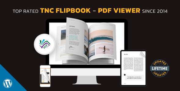 TNC FlipBook – PDF Viewer Plugin for Wordpress Preview - Rating, Reviews, Demo & Download