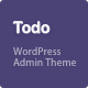 Todo – WordPress Admin Theme & Login Page