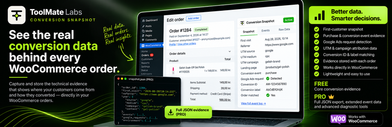ToolMate Conversion Snapshot Preview Wordpress Plugin - Rating, Reviews, Demo & Download