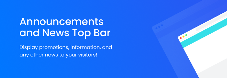 Top Bar Announcements And News Preview Wordpress Plugin - Rating, Reviews, Demo & Download