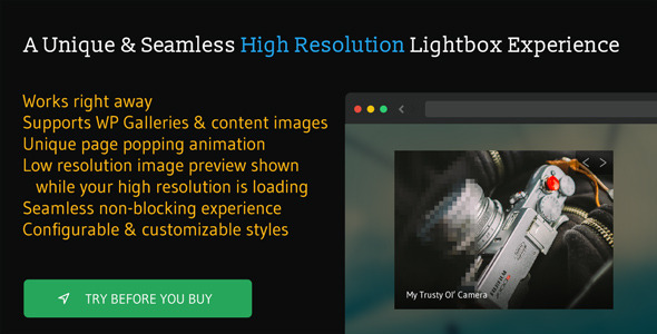 Torchbox Image Lightbox Plugin for Wordpress Preview - Rating, Reviews, Demo & Download