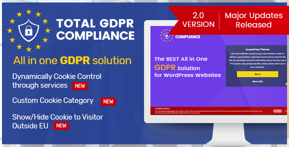 Total GDPR Compliance – WordPress Plugin For GDPR Compatibility Preview - Rating, Reviews, Demo & Download