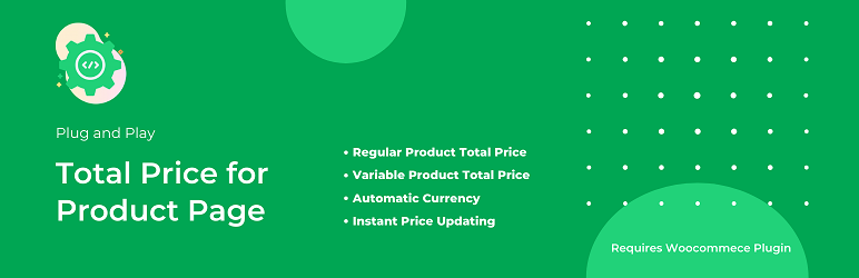 Total Price For Woocommerce Preview Wordpress Plugin - Rating, Reviews, Demo & Download