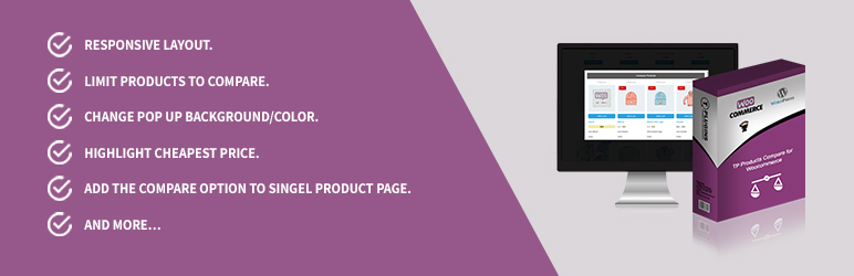 TP Products Compare For Woocommerce Preview Wordpress Plugin - Rating, Reviews, Demo & Download