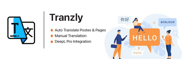 Tranzly: AI DeepL WordPress Translation Preview - Rating, Reviews, Demo & Download