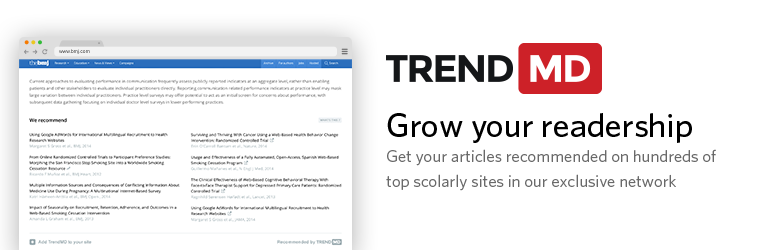 TrendMD Preview Wordpress Plugin - Rating, Reviews, Demo & Download