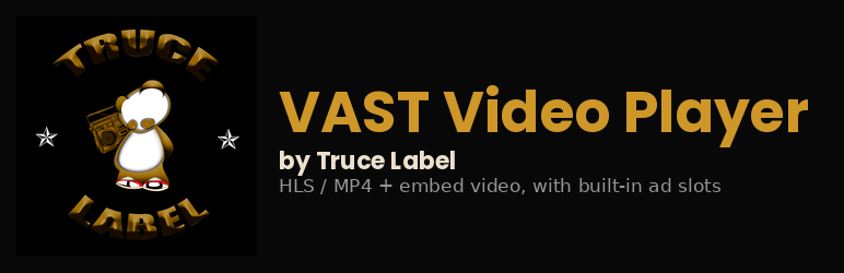 Truce Label Video Player With VAST Ads Preview Wordpress Plugin - Rating, Reviews, Demo & Download