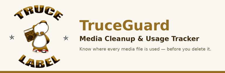 TruceGuard Media Cleanup & Usage Tracker Preview Wordpress Plugin - Rating, Reviews, Demo & Download
