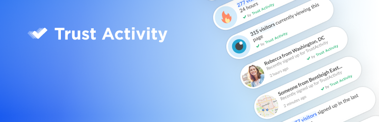 TrustActivity – Recent Sales And SignUp Popups (Fake Notifications) Preview Wordpress Plugin - Rating, Reviews, Demo & Download