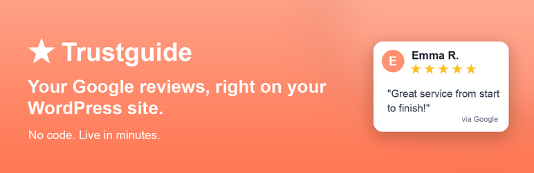 Trustguide Widget Preview Wordpress Plugin - Rating, Reviews, Demo & Download