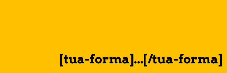 Tua Forma Preview Wordpress Plugin - Rating, Reviews, Demo & Download