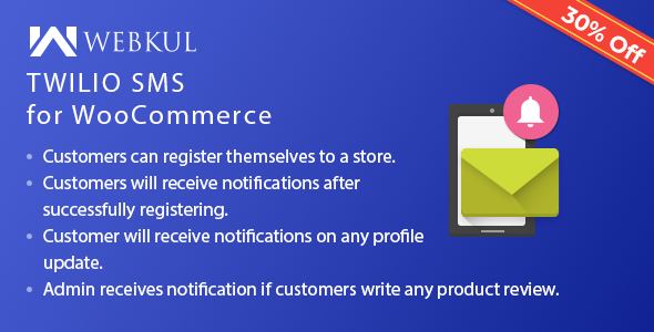 Twilio SMS Notification For WooCommerce Preview Wordpress Plugin - Rating, Reviews, Demo & Download