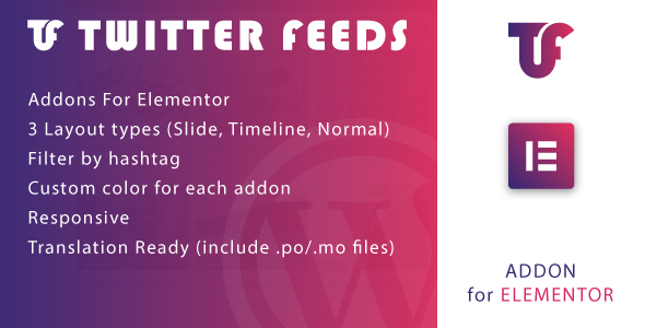 Twitter Feeds For Elementor WordPress Plugin Preview - Rating, Reviews, Demo & Download